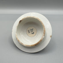 Load image into Gallery viewer, Lowestoft Porcelain Sparrow Beak Jug and Cover - Fence Pattern - C.1770/75
