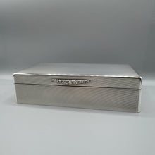 Load image into Gallery viewer, Fine Asprey & Co Silver Cigarette Box in Presentation Case - London 1945