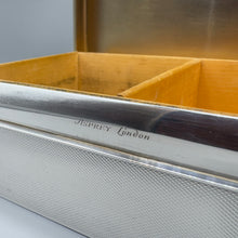 Load image into Gallery viewer, Fine Asprey & Co Silver Cigarette Box in Presentation Case - London 1945