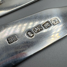 Load image into Gallery viewer, Six Georgian Fiddleback Silver Dinner Forks - Exeter 1806