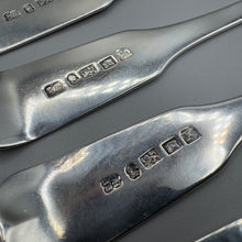 Load image into Gallery viewer, Six Georgian Fiddleback Silver Dinner Forks - Exeter 1806
