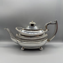 Load image into Gallery viewer, Antique George III Large Silver Teapot by Crispin Fuller - London 1819