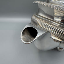 Load image into Gallery viewer, Antique George III Large Silver Teapot by Crispin Fuller - London 1819