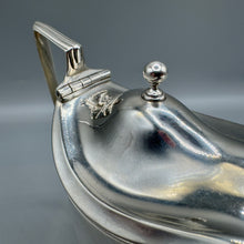 Load image into Gallery viewer, George III Silver Lidded Sauce Jug by John Emes - London 1800
