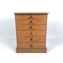 Load image into Gallery viewer, Small Victorian Pine Specimen Chest by James Gardner of London