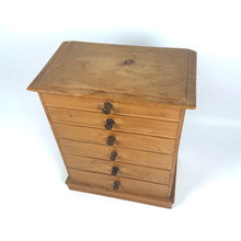 Load image into Gallery viewer, Small Victorian Pine Specimen Chest by James Gardner of London