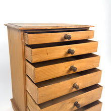 Load image into Gallery viewer, Small Victorian Pine Specimen Chest by James Gardner of London