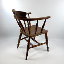 Load image into Gallery viewer, C.1875 Beech and Elm Smokers Bow Chair