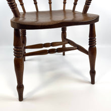 Load image into Gallery viewer, C.1875 Beech and Elm Smokers Bow Chair