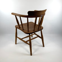 Load image into Gallery viewer, C.1895 Beech and Elm Smokers Bow Chair