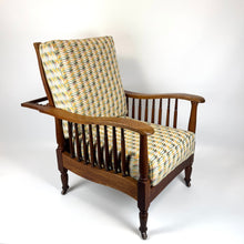 Load image into Gallery viewer, Oak 19th Century Reclining Armchair by Wylie & Lockhead of Glasgow