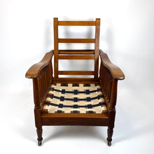 Load image into Gallery viewer, Oak 19th Century Reclining Armchair by Wylie & Lockhead of Glasgow