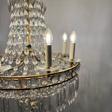 Load image into Gallery viewer, 19th Century Crystal Empire Chandelier