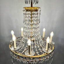Load image into Gallery viewer, 19th Century Crystal Empire Chandelier