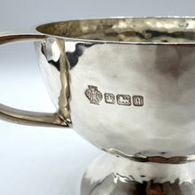 Load image into Gallery viewer, Arts and Crafts Pedestal Tyg/Cup by William Hutton and Sons - Sheffield 1908