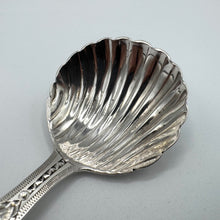 Load image into Gallery viewer, George III Shell and Bright Cut Caddy Spoon by John Lambe 1788