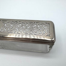Load image into Gallery viewer, George IV Silver and Cut Glass Vanity Box Toilet Jar by George John Richards - London 1827