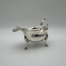 Load image into Gallery viewer, George III Solid Silver Acanthus and Hoof Foot Sauce Boat - London 1767 - 175g