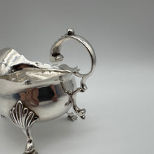 Load image into Gallery viewer, George III Solid Silver Acanthus and Hoof Foot Sauce Boat - London 1767 - 175g