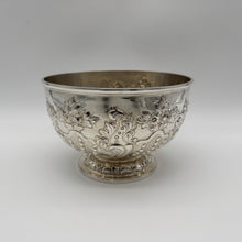 Load image into Gallery viewer, Silver Repousse Bowl - Goldsmiths & Silversmiths Co - London 1903