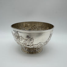 Load image into Gallery viewer, Silver Repousse Bowl - Goldsmiths & Silversmiths Co - London 1903