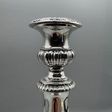 Load image into Gallery viewer, Rare George III Telescopic Silver Candlesticks John & Thomas Settle - Sheffield 1817
