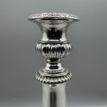Load image into Gallery viewer, Rare George III Telescopic Silver Candlesticks John & Thomas Settle - Sheffield 1817