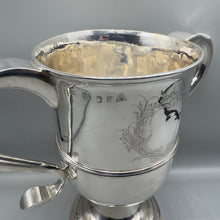 Load image into Gallery viewer, Large Antique Silver Twin Handle Cup - Newcastle 1778 - John Langlands I