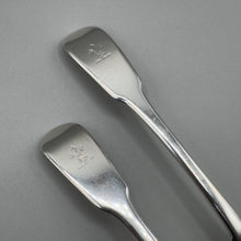 Load image into Gallery viewer, Pair of George III Silver Serving Spoons - London 1814 - William Eley, William Fern & William Chawner