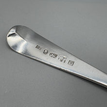 Load image into Gallery viewer, Pair of George III Silver Bright Cut Serving Spoons - Exeter 1804 - Richard Ferris