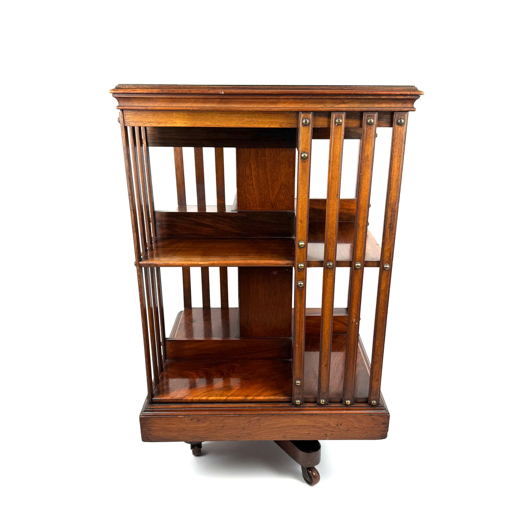 19th Century Virginia Walnut Revolving Bookcase