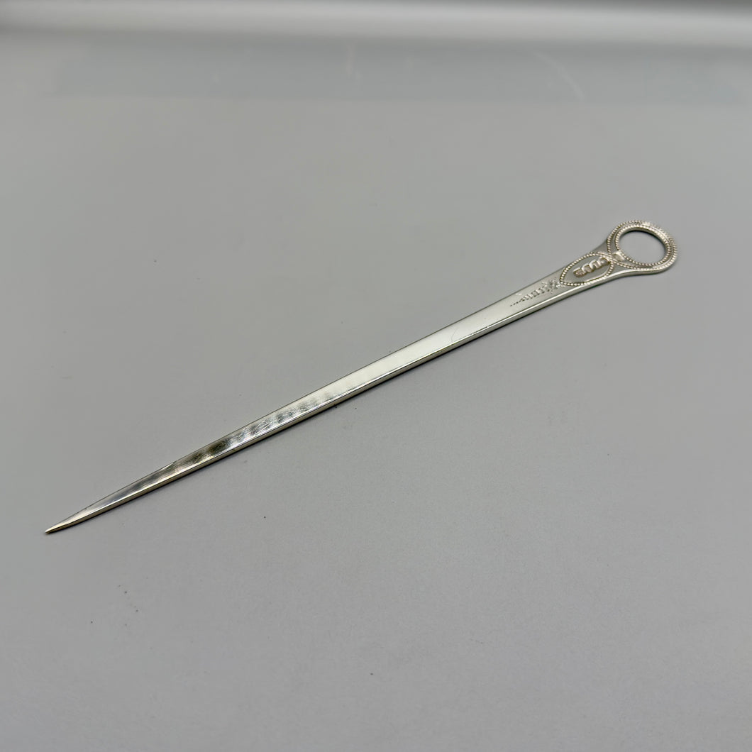 George III Solid Silver Meat Skewer - Thomas Wallis II - London 1786