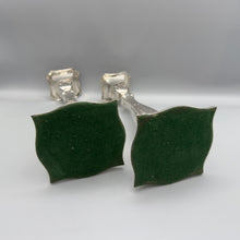Load image into Gallery viewer, Pair of Art Nouveau Sterling Silver Candlesticks - J&amp;J Maxfield - 20cm
