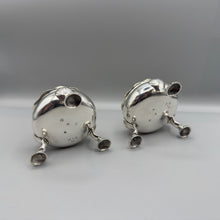 Load image into Gallery viewer, Pair of George III Silver Salt Cellars by David &amp; Robert Hennell I  - London 1765

