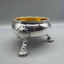Load image into Gallery viewer, Pair of George III Silver Salt Cellars by David &amp; Robert Hennell I  - London 1765
