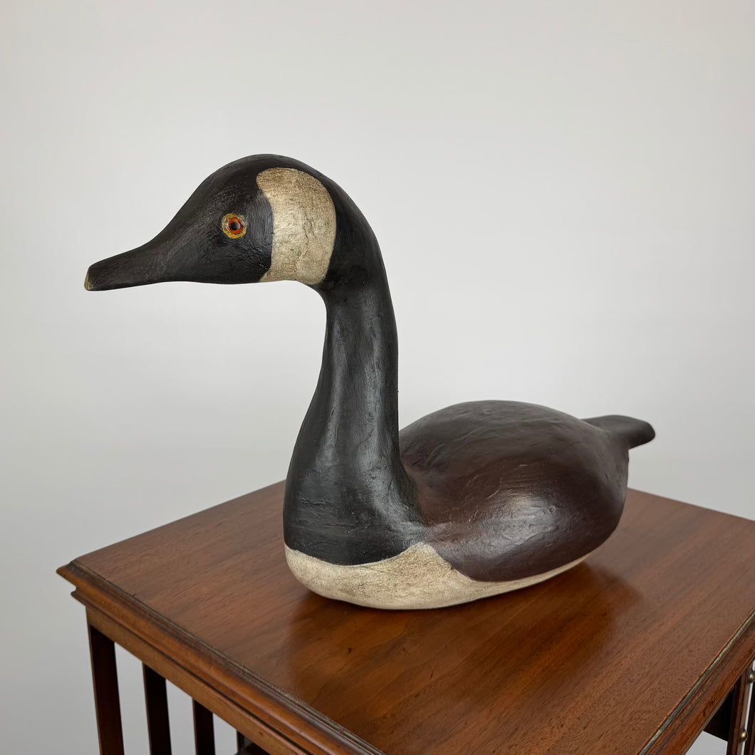 Naive Large Wooden Folk Art Goose