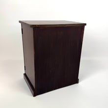 Load image into Gallery viewer, Stained Pine Collectors Cabinet with Glazed Door - C.1920
