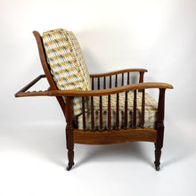 Load image into Gallery viewer, Oak 19th Century Reclining Armchair by Wylie &amp; Lockhead of Glasgow
