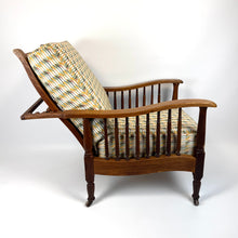 Load image into Gallery viewer, Oak 19th Century Reclining Armchair by Wylie &amp; Lockhead of Glasgow
