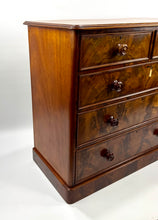 Load image into Gallery viewer, 19th Century Curl Mahogany Chest of Drawers C.1880
