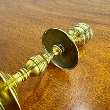 Load image into Gallery viewer, Pair of Brass Candlesticks by William Tonks &amp; Sons - C.1890
