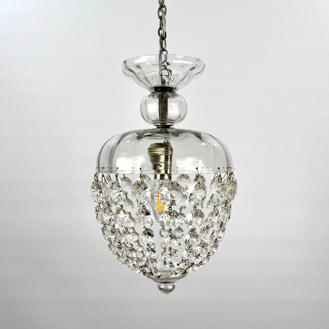 Early 20th Century Dome Top Bag Chandelier