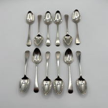 Load image into Gallery viewer, Twelve George IV Silver Teaspoons by William Theobalds - London 1828
