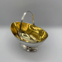 Load image into Gallery viewer, George III Silver &amp; Gilded Sugar Basket by Alexander Field - London 1801
