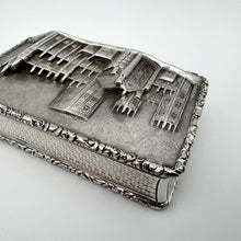 Load image into Gallery viewer, Rare York Minster Castle Top Snuff Box by Nathaniel Mills - Birmingham 1842
