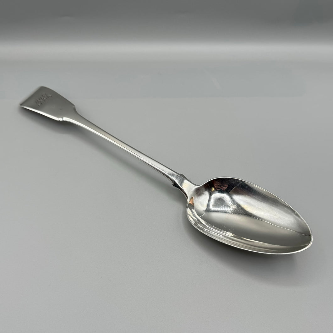 Silver George IV Fiddle Back Basting Spoon by Robert Hennell II - London 1824