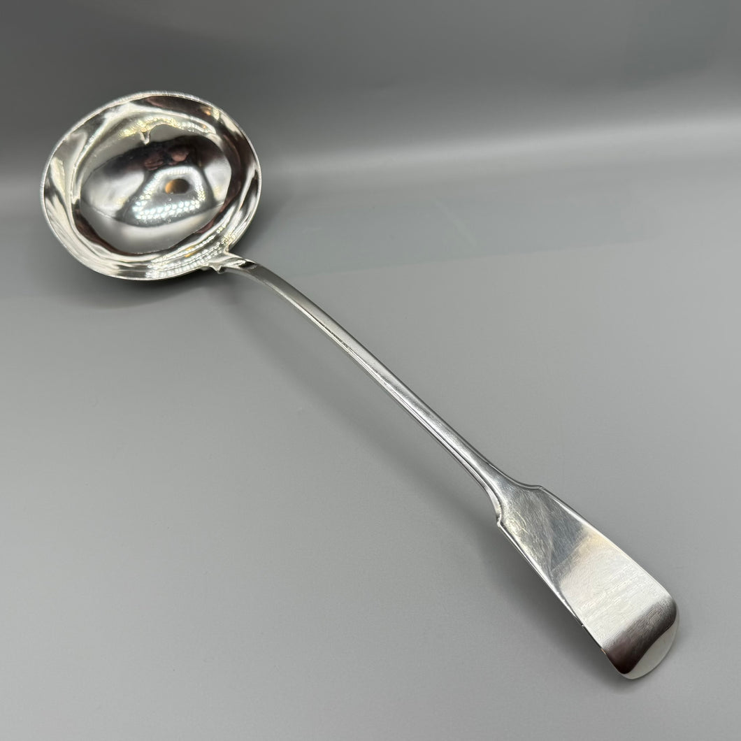 George IV Silver Soup Ladle - William Chawner II - London 1825